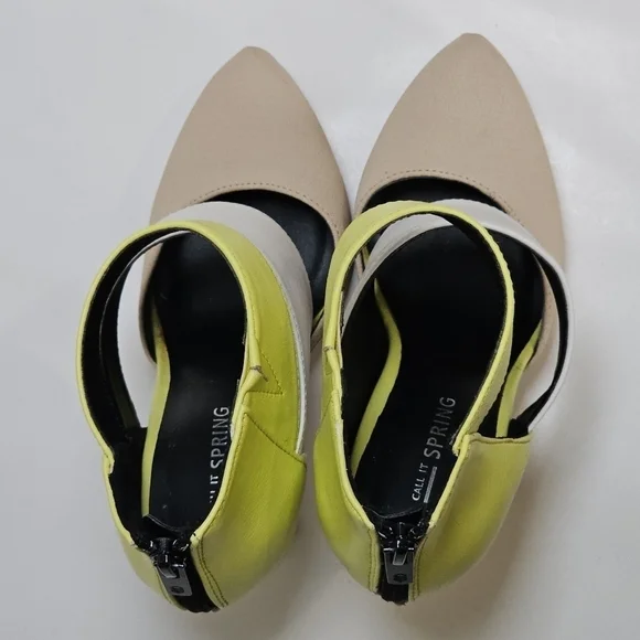 Call It Spring Yellow Strap Heels - Picture 8 of 14